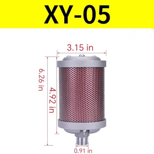 Compressed Air XY-05 (DN15) Dryer Muffler, Suction Dryer Exhaust Muffler, Pneumatic Noise Reduction Equipment XY05 Replacement Parts