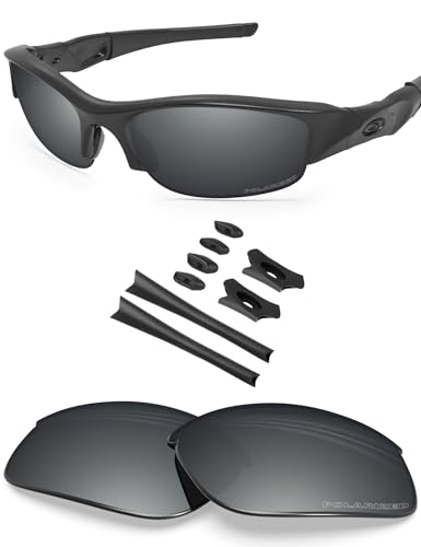 Image of BLAZERBUCK Replacement Lenses & Sock Kit for Oakley Flak Jacket OO9008 Sunglass