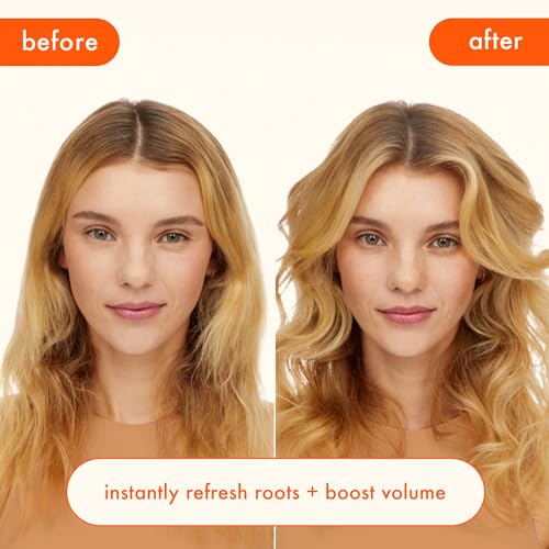 Image of amika perk up talc-free dry shampoo | refreshes roots with a voluminous 'oomph' between washes, no white residue, absorbs oil + reduces odor, for all hair types