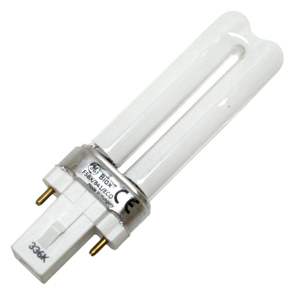 GE 97553 - F5BX/841/ECO - 5 Watt Compact Fluorescent Twin-Tube Light Bulb, 4100K