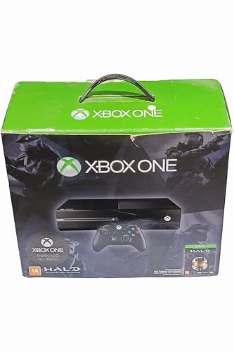 Console usado 500GB Combo com controle, fonte, HDMI, USB, 2 jogos e 2 filmes Blu-ray (9 itens)
