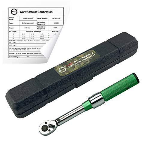 AKM 1/4-inch Drive Dual-Direction Click Torque Wrench High Precision Wrench with Buckle
