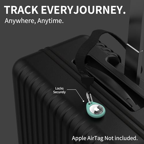 Image of for AirTag Holder for Apple Air Tag 2nd Generation 1st Gen- 4 Pack Air Tagholder Keychain with Professional Carabiner, Waterproof & Shockproof TPU Air Tag Case 2 /1 for Keys, Backpacks, Pets, Luggage