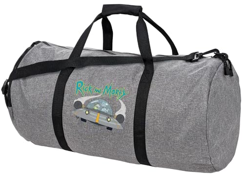Rick and Morty Spaceship Lightweight Duffel Bag for Sports and Gym Packable for Travel
