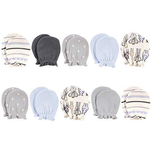 Image of Hudson Baby Unisex Baby Cotton Scratch Mittens