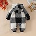 AIMAOMI Baby Animal 𝙲ostume Fashion Cute Newborn Boy Girls Baby 𝙲ostume Outfits Photography Props Jumpsuit (Black, 12-18 Months)