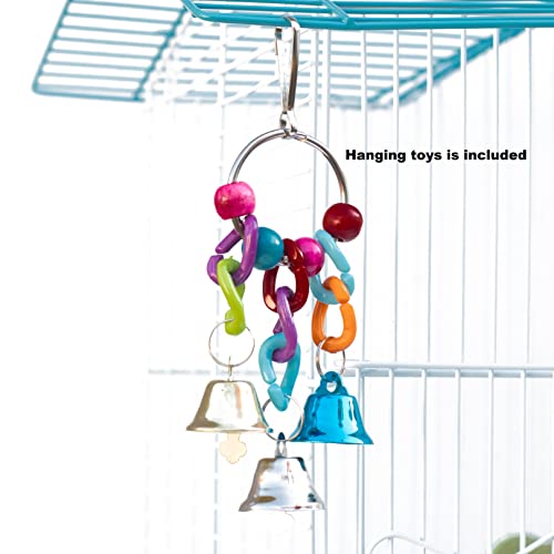 Image of Bird Blanket Cozy Warm Plush Cuddle Nest Hanging Toy Fleece Sunggle Hut House Bed Hammock Shelter for Parakeet Cockatiel Grey Toy for Bird Cage Comfort Corner Large Medium Small (Large)
