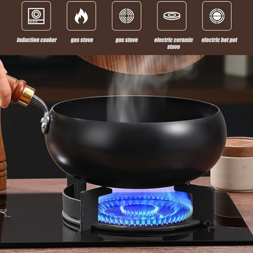 Sartén Wok de Hierro Carbono 10.2 pulgadas Sin Tapa miniatura 3