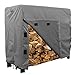 KHOMO GEAR 4 Log Rack Cover 4ft, 4 Feet, Grey