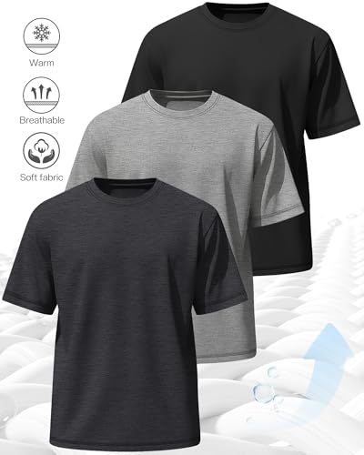 Image of Neer 3 Pack Big and Tall T-Shirts for Men L-7xl Tops