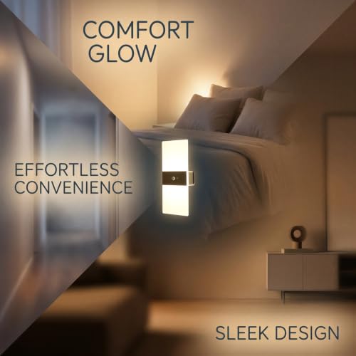 Luz nocturna de pared con sensor para pasillos y dormitorios con batería de 2000 mAh 4