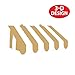 Beistle 3-D Gold and White Awning Wall Decoration, Set of 2, Versatile Cardboard Party Displays for Themed Events and Elegant Decorative Backdrops, 24.75” x 8.75”