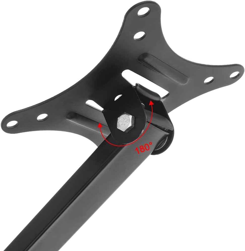 10kg Adjustable Tv Wall Mount Bracket Flat Panel Frame Support 15° Tilt for 14-27 Inch LCD Led Monitor Pan