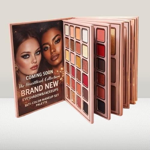 Complete Face 5 in One Makeup Book Cosmetic Collection.-image-7