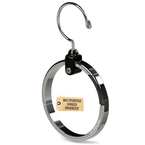 Multipurpose Closet Hanger Organizer - 1 Pack, Silver - Image 2