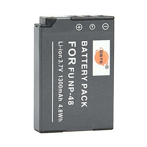 Baterías NP-48 DSTE 1300mAh de larga duración para Fuji XQ1 XQ2 5