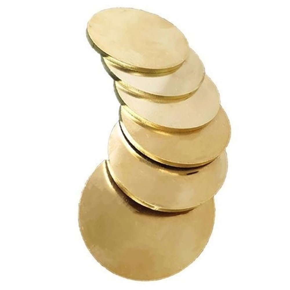 Lastra Ottone Circolare Precisa Per Progetti Diy, Modelli E Incisione