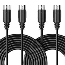 MD-PRO 5 Pin DIN MIDI Cable OFC Wire for Keyboard, Rack Synth, Sampler, Sound Source and Other Music Gear. MD-PRO 10 Feet 2 Pack