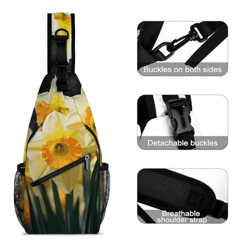 Bolso cruzado casual tipo mochila para viaje y senderismo miniatura 3