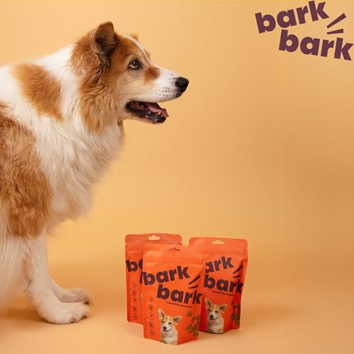 BarkBark Lamm & Buchweizen - Premium Hundeleckerli - Monoprotein 72% Lamm - Glutenfrei & Zuckerfrei - ideal für Allergiker Hunde - zur täglichen Ergänzung als Snack - natürlich Getreidefrei - 150g