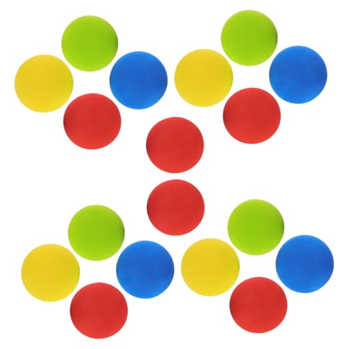 Milisten 18 Piezas de Golf de Práctica EVA Suaves y Coloridas para Entrenamiento Interior de Bolas de Golf Mini para Jardín Mejoran Coordinación y Reacción