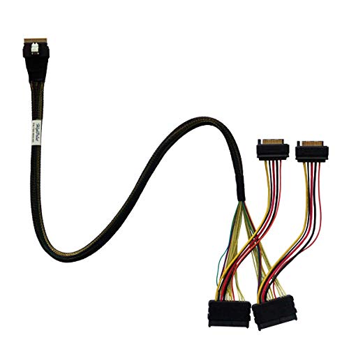 Cable HighPoint TS8i-8639-060 SFF-8654 a U.2 SFF-8639 NVMe 0.6 m