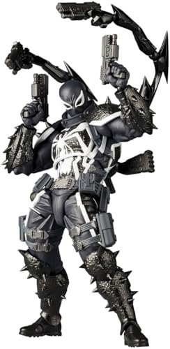 Kaiyodo Revoltech NR061 Amazing Yamaguchi Agent Venom Total Height Approx. 6.7 inches (170 mm) Non-Scale PVC ABS POM Pre-Painted Action Figure Resale