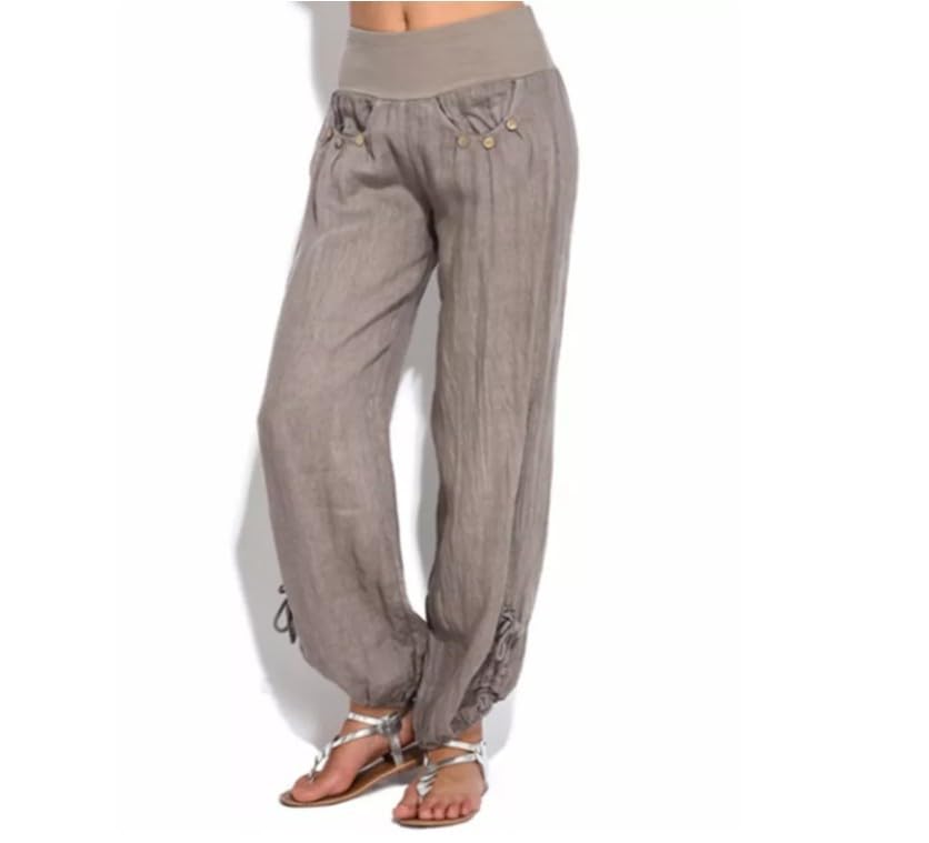 Womens Palazzo Pants Women High Waist Casual Wide Leg Long Palazzo Pants Trousers Regular Size