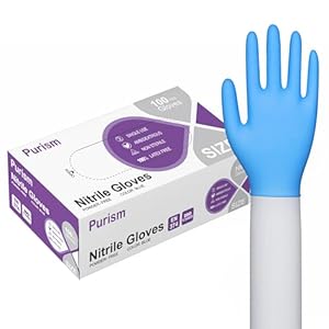 Daddy’s Choice Nitrile Gloves 100Pcs 1000 Pcs Disposable Blue, Small/Medium/Large/XLarge, No Latex No Powder