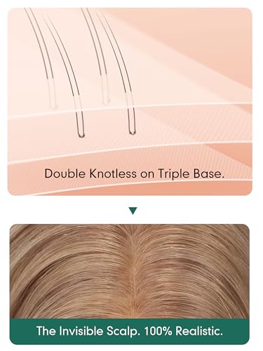 Image of 5x6 HD Swiss Lace Front Wig for White Women, Gray Blonde Straight Remy Human Hair Bob Wig, 100% Hand Tied Technique (20 Inch)