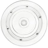 Unterstützte Last: 20 Kg. PrimeMatik - Manuelle rotierende drehteller 15 cm transparent