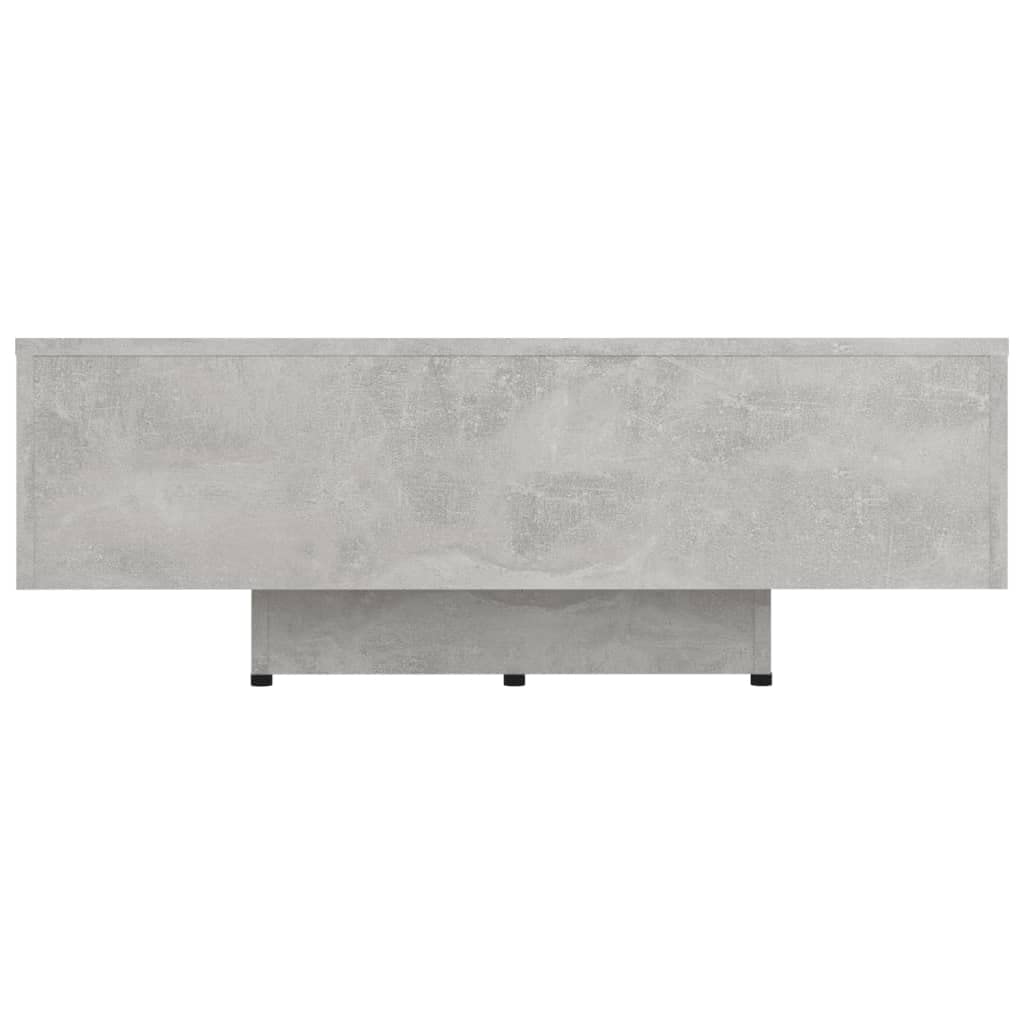 Homiuse Table Basse Industrielle Gris Sonoma - Aggloméré 102x55x42 Cm - Étagère Basse Rangement