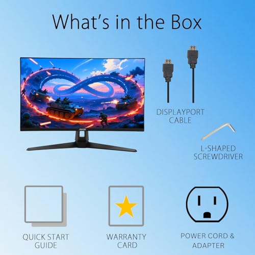 Image of ASUS TUF Gaming 27 inch 2K HDR Monitor - QHD (2560 x 1440), 180Hz, 1ms, Fast IPS, 130% sRGB, ELMB, Speakers, Freesync Premium, G-SYNC Compatible, DisplayPort & 2 x HDMI, Tilt /Swivel, VESA, Black
