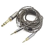 Youkamoo 6.35mm Headphone Cable Compatible for Sennheiser HD700 HD 700 Headphones 8 Core Silver Plated Replacement Audio Upgrade Cable