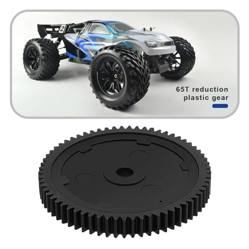 LT Easiyl 2PCS 65T RC Car Spur Gear Compatible with FTX Vantage and Carnage RC Motor Gear Spare Parts 40mm/1.57inch, Plastic