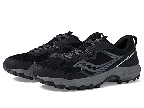 Saucony mens Excursion Tr16 Trail Running Shoe, Black/Charcoal, 9.5 US by Saucony - Image 2