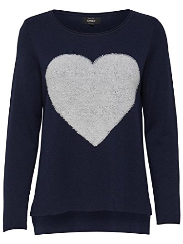 Only Onlnew Daniella L/S Pullover Knt Felpa Donna