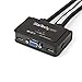 StarTech.com 2 Port USB VGA Cable KVM Switch USB Powered with Remote Switch Dual Port VGA KVM Switch