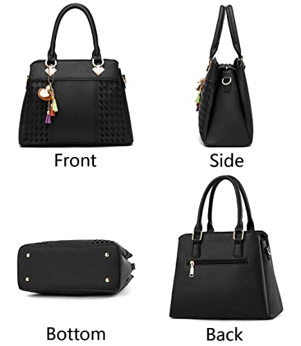 Bolso Satchel con Asa Superior para Mujer de Cuero PU Suave miniatura 3