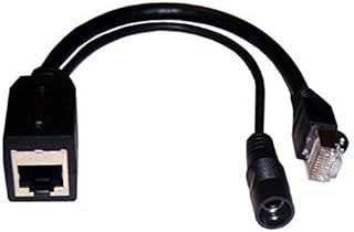 Tycon Systems POE-INJ-LED-S Passive POE Injector with Led Indicator Shielded - Black