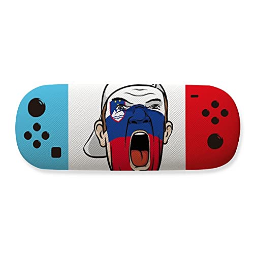 Étui de rangement pour lunettes anti-rayures boîte robuste motif Slovénie pour montures