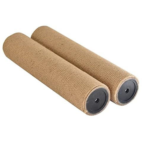 M10 Spare Cat Scratching Post,Scratch Posts Replacement for Cat Tree,Cat Scratcher with Screws (UPGRADE/2PCS/40.5CM,M10) Cover