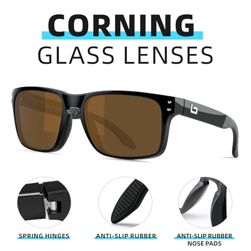 Bnus italy made classic sunglasses corning real glass lens w. polarized option2