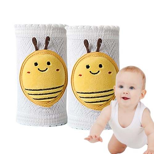 Xinhuju Rodilleras para gatear para bebés: lindas rodilleras, cojines y lavables | Ideal para caminar con bebés, practicar gateo, hacer ejercicio, seguridad, juegos en interiores, guardería