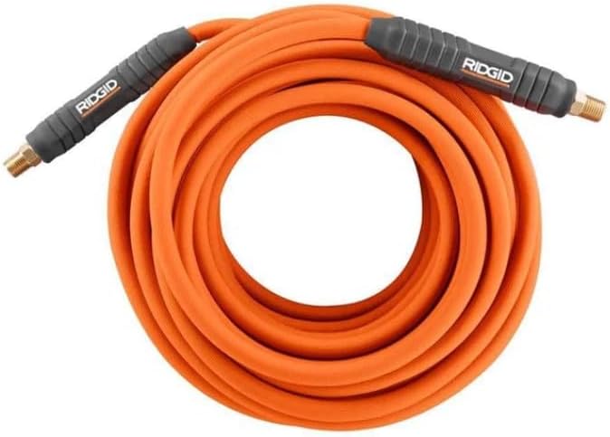 RIDGID 1/4 IN. 50 FT. LAY FLAT AIR HOSE NO TANGLE HEAVY DUTY