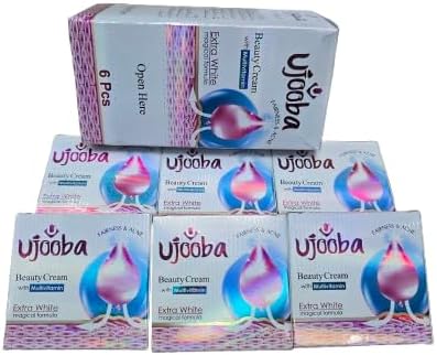 Beauty Cream with Multivitamin | Extra White Magical Formula for Fairness & Acne | Hydrating & Brightening Face Cream | 6 Pcs Set | Daily Use Whitening Cream