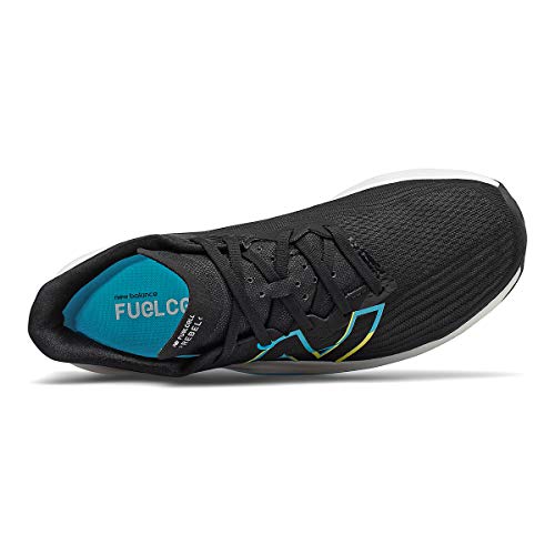 New Balance New Balance Men's FuelCell Rebel V2 Speed Running Shoe, Black/Blue, 9 Medium