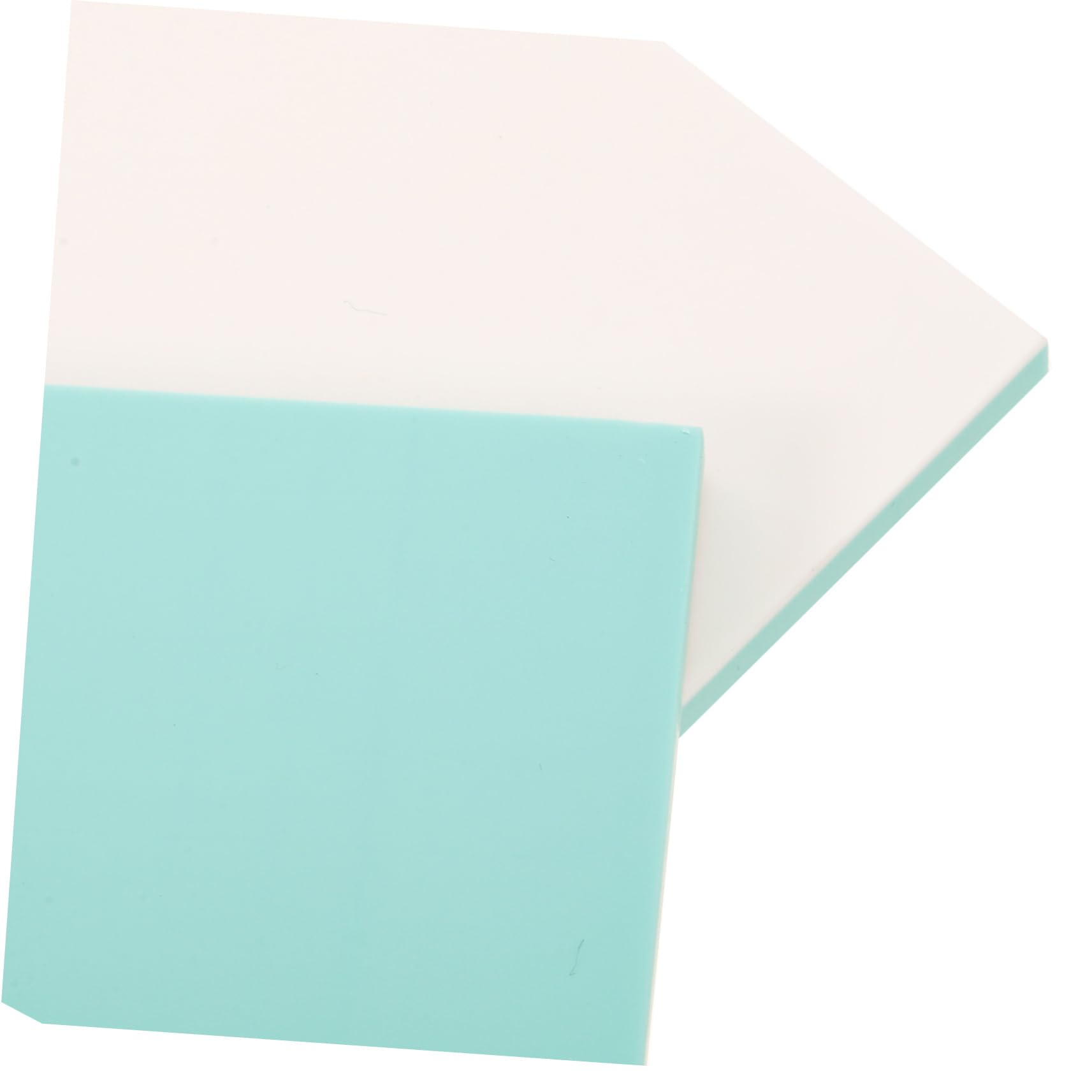 KALLORY Rubber Carving Blocks Set 4pcs Bright White Green for Stamp Carving Material