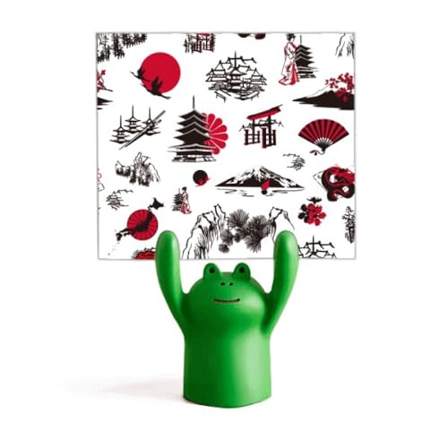 Support de mémo en pin japonais, l'alliance du bois noble et de l'Art Déco
