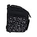 Everything Mary XL Rolling Sewing Machine Case – Black Floral Craft Bag with 4 Wheels – Collapsible Organizer Compatible with Brother, Singer & Most Sewing Machines